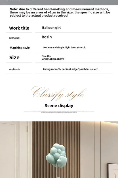 Home Decor Figurines Abstract Statues Art Ornaments Living Room Large Floor Decor Housewarming Gifts Hotel Decorative Sculptures