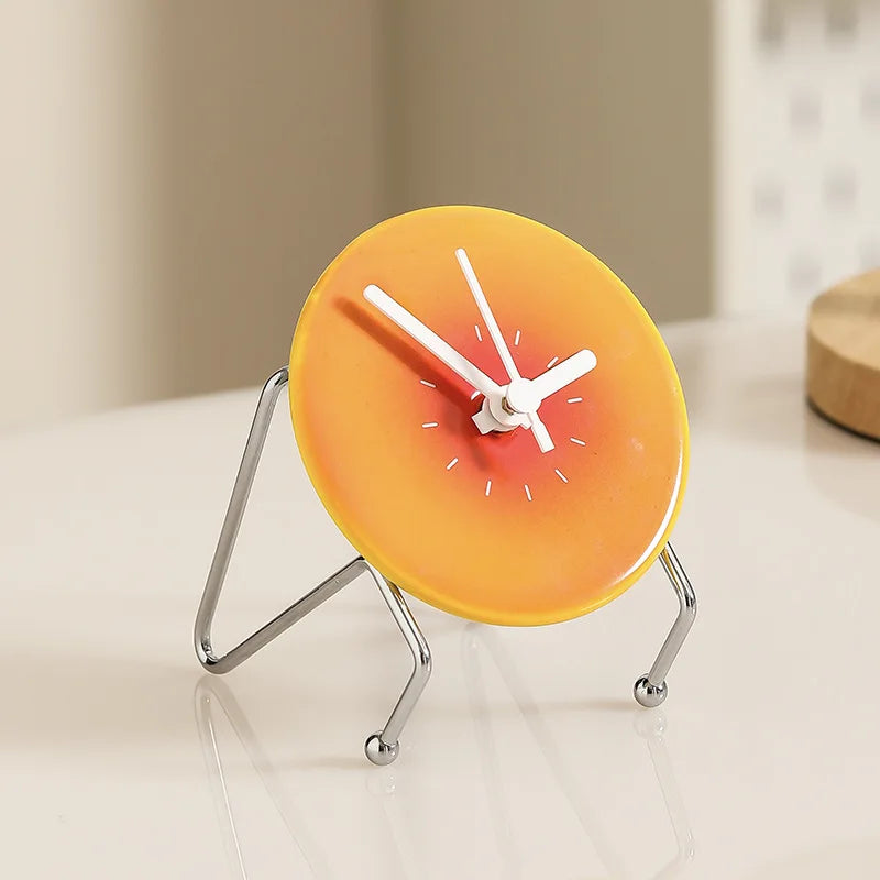 Home Clock Doll Living Room Desktop Clock Calendar Decorative Decoration Light Luxury Simple and Creative Home Decoration