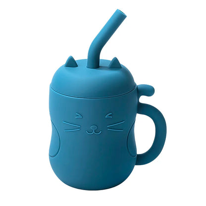 Silicone Straw Water Bottle for children multivariant-12