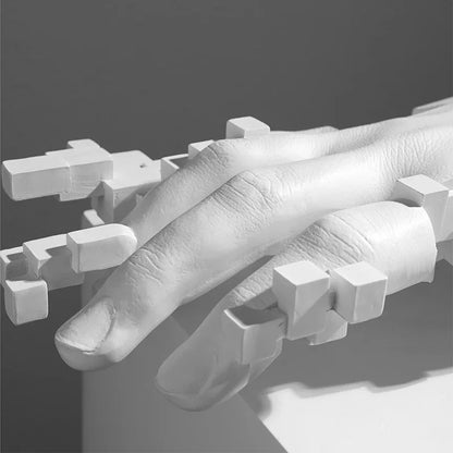 Home Living Room Decorations Abstract Art Palm Modern Luxury Table Hand Sculpture House Accessories Aesthetic Figurines Decor