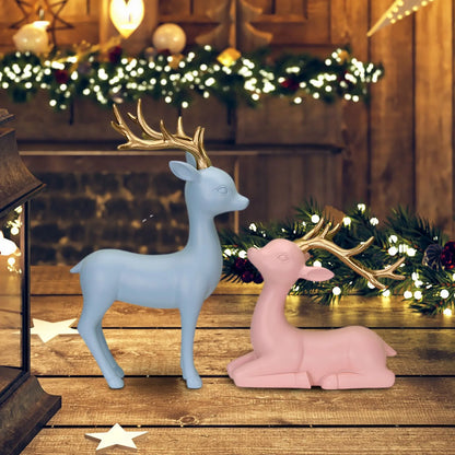 European Style Decorative Items Creative Resin Crafts Decorative Items Deer Ornaments Gifts Living Room Home