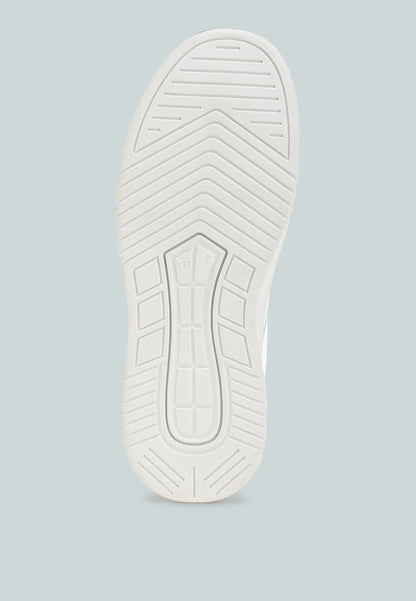 Scouts Metallic Paneling Platform Sneakers-4