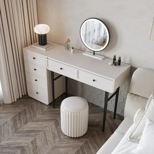Storage Vanity Table Decoration Dresser Makeup Vanity Table Modern Bedroom Coiffeuse De Chambre Maquillage Bedroom Furniture