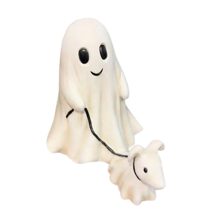 2024 Fashion Halloween Decoration Creative Dog Walking Ornaments Halloween Creative Desk Decoration