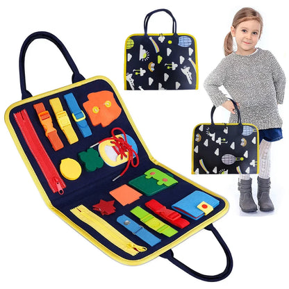 Busy Board Montessori for Toddlers Educational Toy-9
