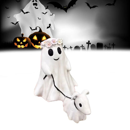 2024 Fashion Halloween Decoration Creative Dog Walking Ornaments Halloween Creative Desk Decoration
