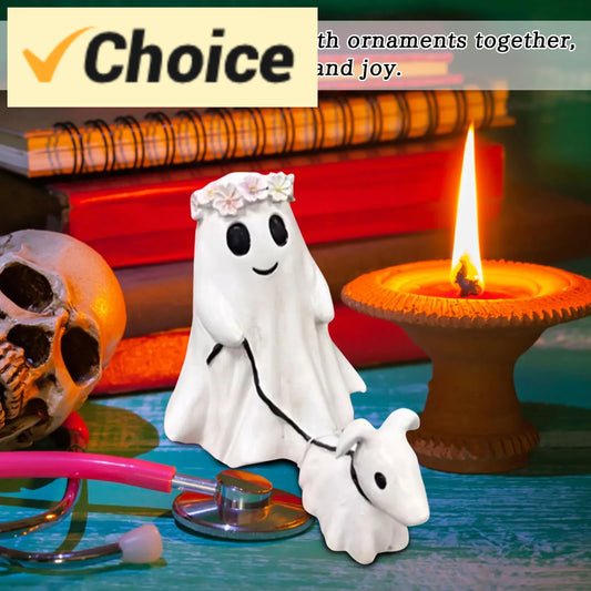 2024 Fashion Halloween Decoration Creative Dog Walking Ornaments Halloween Creative Desk Decoration