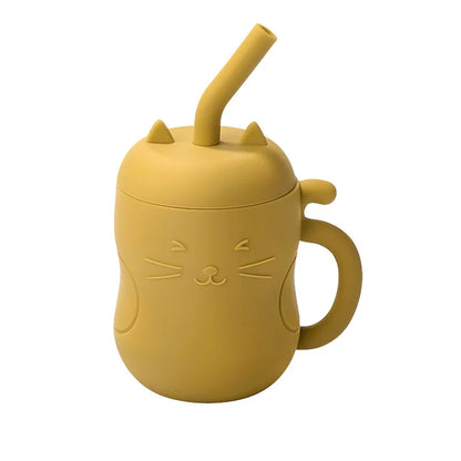 Silicone Straw Water Bottle for children multivariant-13