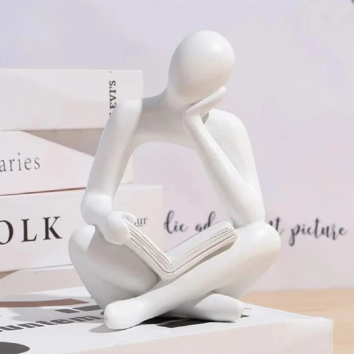Modern Simple Abstract Art Designer Decoration Creative Bookshelf Bookend Home Living Room Wine Cabinet Decoration