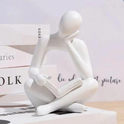 Modern Simple Abstract Art Designer Decoration Creative Bookshelf Bookend Home Living Room Wine Cabinet Decoration