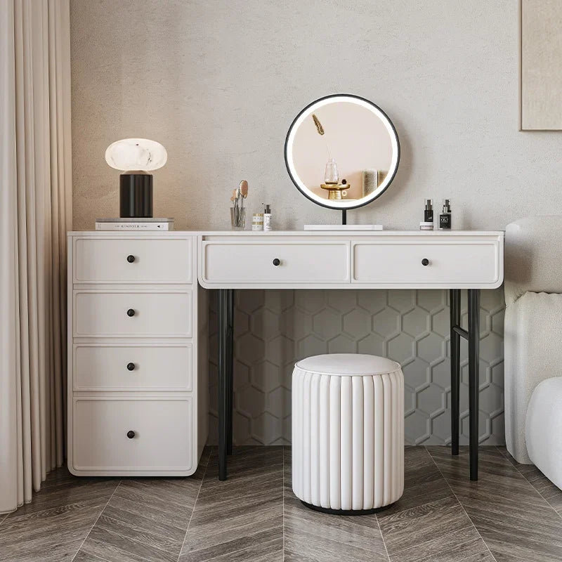 Storage Vanity Table Decoration Dresser Makeup Vanity Table Modern Bedroom Coiffeuse De Chambre Maquillage Bedroom Furniture