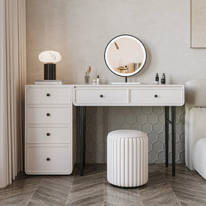 Storage Vanity Table Decoration Dresser Makeup Vanity Table Modern Bedroom Coiffeuse De Chambre Maquillage Bedroom Furniture