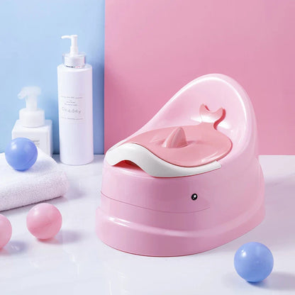 Non-slip Whale Potty with Lid-1