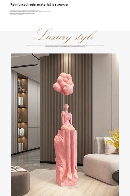 Home Decor Figurines Abstract Statues Art Ornaments Living Room Large Floor Decor Housewarming Gifts Hotel Decorative Sculptures