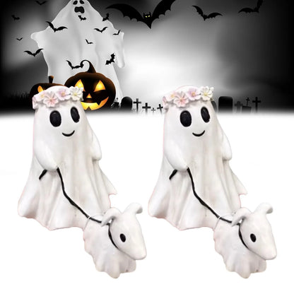 2024 Fashion Halloween Decoration Creative Dog Walking Ornaments Halloween Creative Desk Decoration