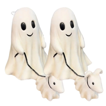 2024 Fashion Halloween Decoration Creative Dog Walking Ornaments Halloween Creative Desk Decoration