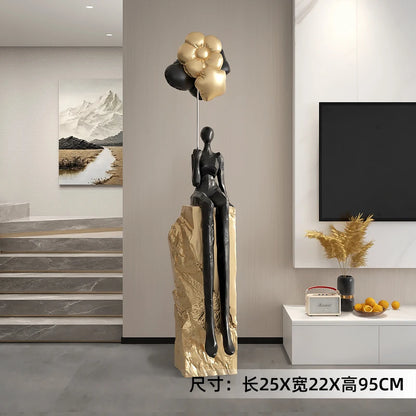 Home Decor Figurines Abstract Statues Art Ornaments Living Room Large Floor Decor Housewarming Gifts Hotel Decorative Sculptures