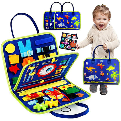 Busy Board Montessori for Toddlers Educational Toy-8