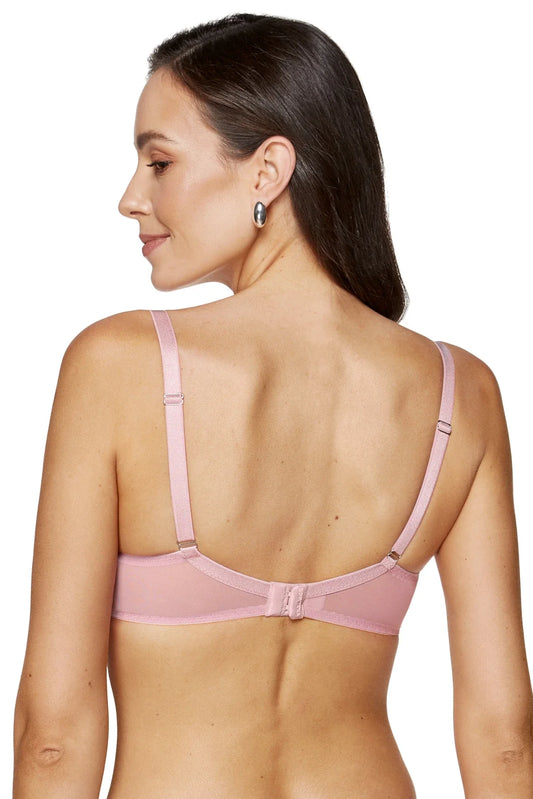 Sheer Mesh Floral Embroidered Bra Gorteks Bloom-1