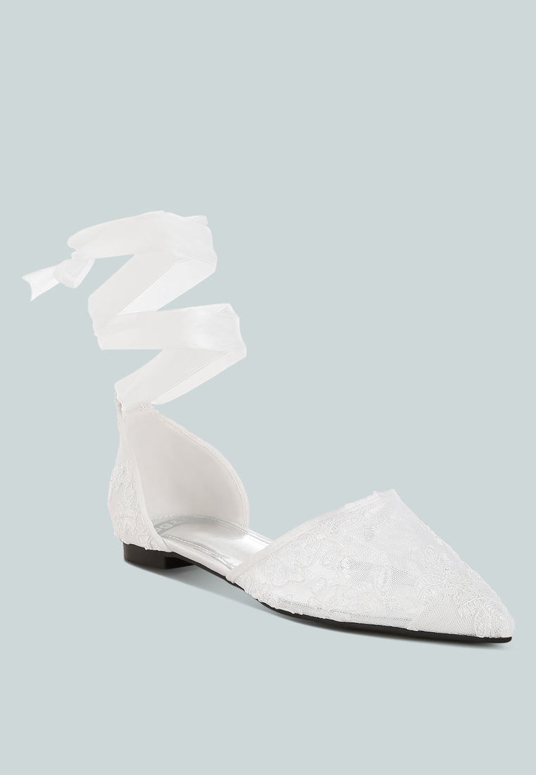 Shrami Pearl & Rhinestone Strap Flat Sandals-2