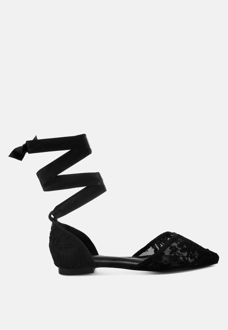 Shrami Pearl & Rhinestone Strap Flat Sandals-6