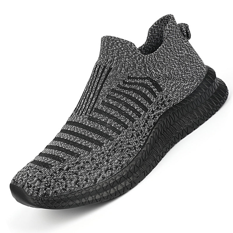 Lightweight Breathable Running Shoes] Men's Slip On Breathable Lightweight Running Shoes, Outdoor Casual Walking Shoes Men's Sneakers