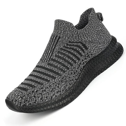 Lightweight Breathable Running Shoes] Men's Slip On Breathable Lightweight Running Shoes, Outdoor Casual Walking Shoes Men's Sneakers