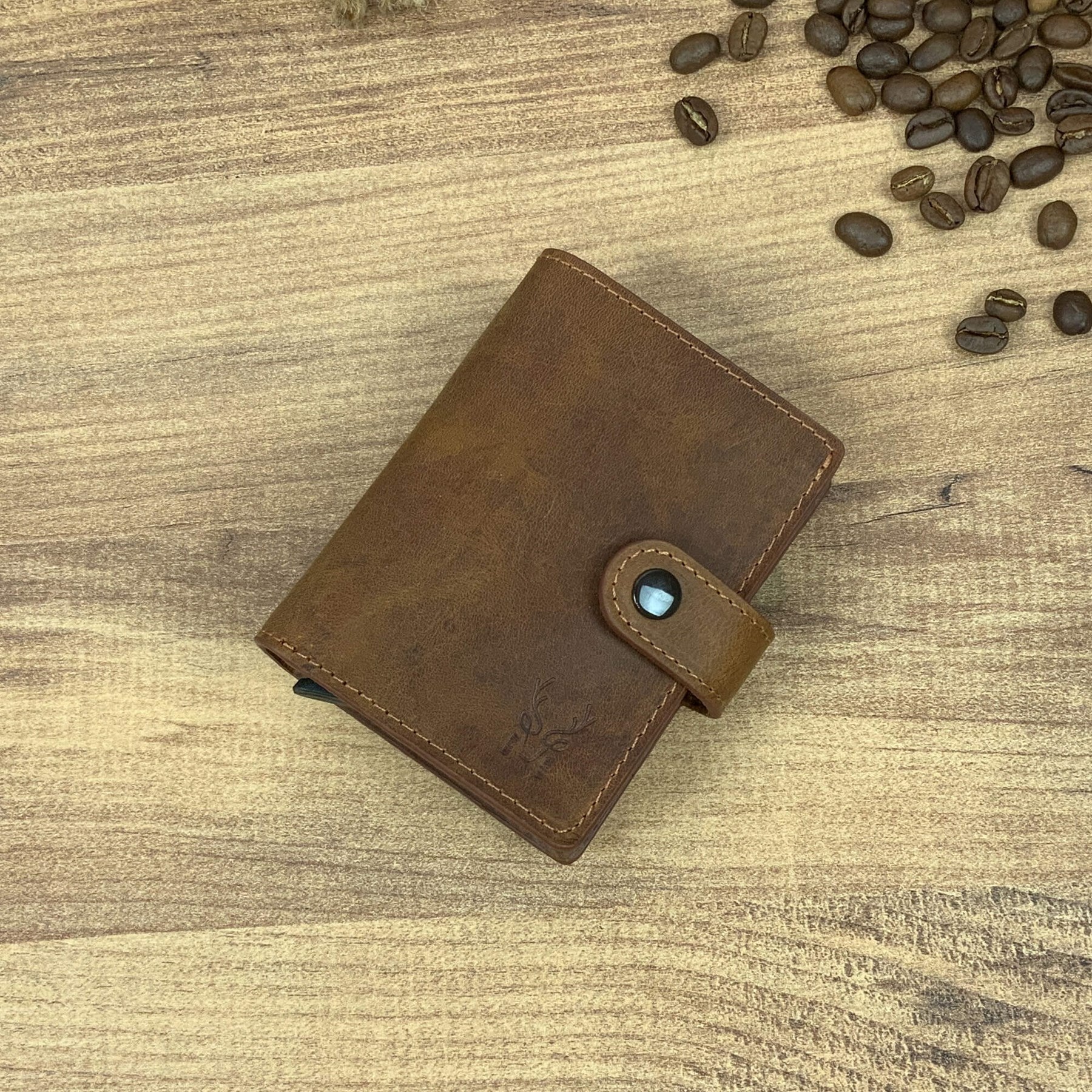 Orlando - Genuine Leather Pop-Up RFID Premium Cardholder-7