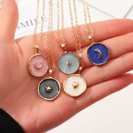 Astral Necklace Navy-1