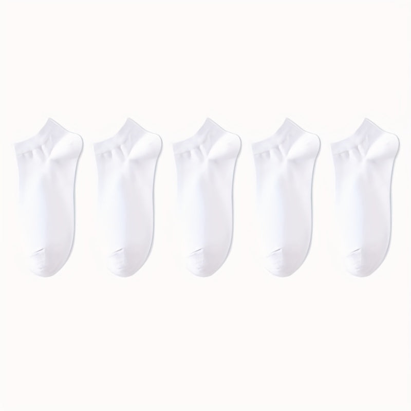 [Invisible Socks] Polyester 94% Spandex 6% Women's Classic Invisible Socks, Solid Color, Knit Fabric, 200g/m², Hand Wash, for Women