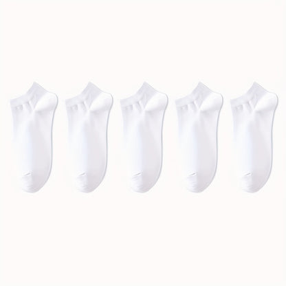 [Invisible Socks] Polyester 94% Spandex 6% Women's Classic Invisible Socks, Solid Color, Knit Fabric, 200g/m², Hand Wash, for Women