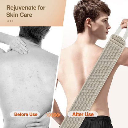 Deep Cleansing Back Scrubber for Men and Women - Exfoliates and Relaxes Your Body in the Shower or Bath
