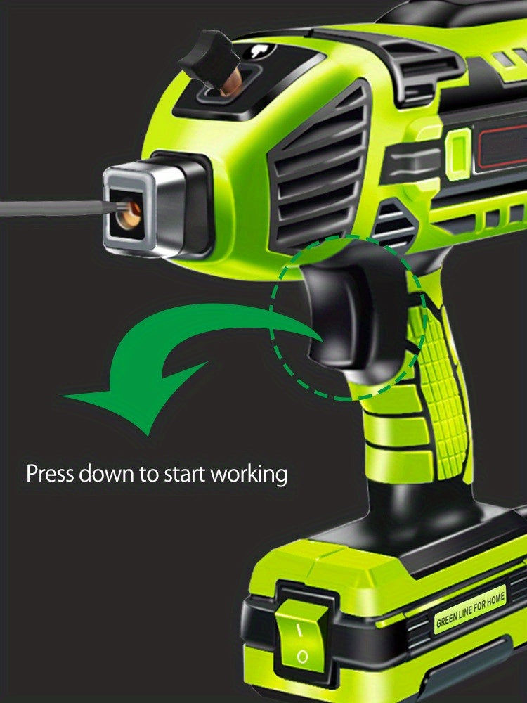 Handheld Arc Welder - 110V Semi-Automatic, Digital Intelligent Current Control, Fits 2.5mm Electrodes, US Plug