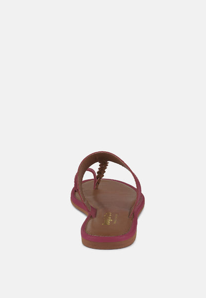 Harris Toe Ring Braided Slip Ons-4