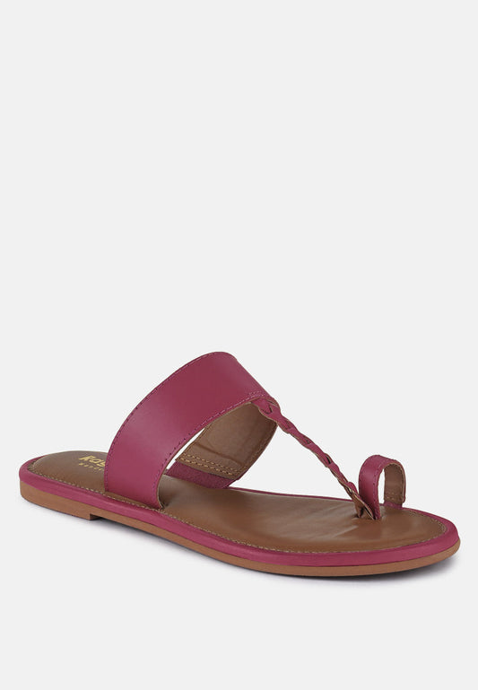 Harris Toe Ring Braided Slip Ons-1