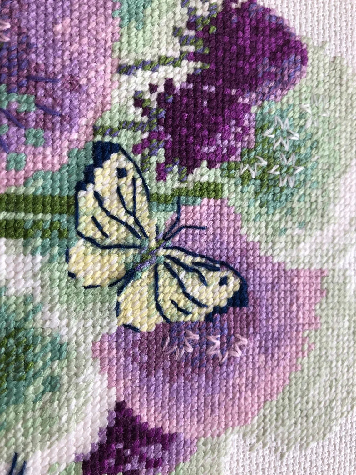 Purple Allium R1974 Counted Cross Stitch Kit-3