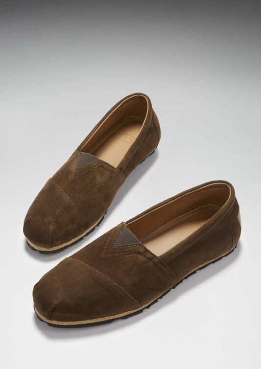 Tyre Sole Espadrilles, brown suede-1