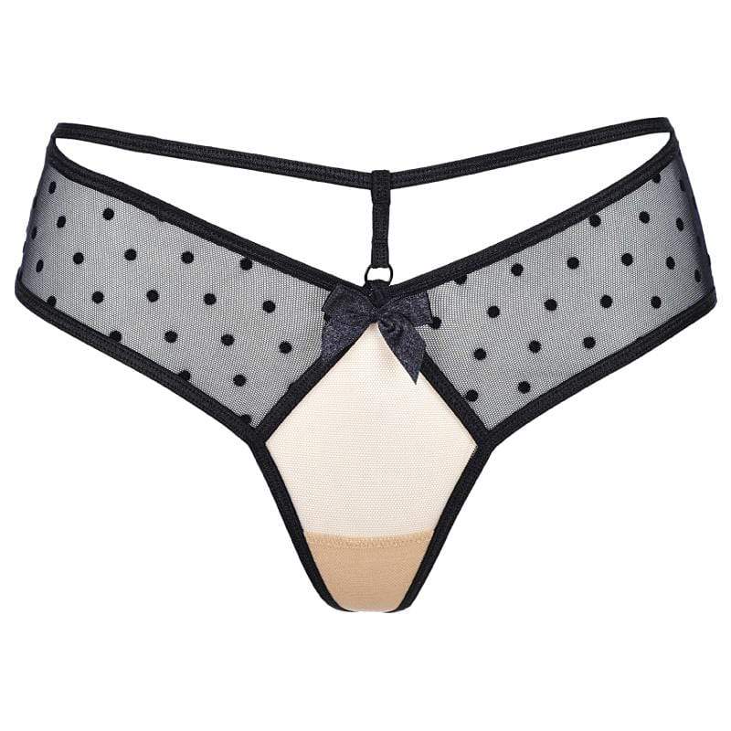 Sexy Sheer String Thong Panty Axami Seductive Dots-2