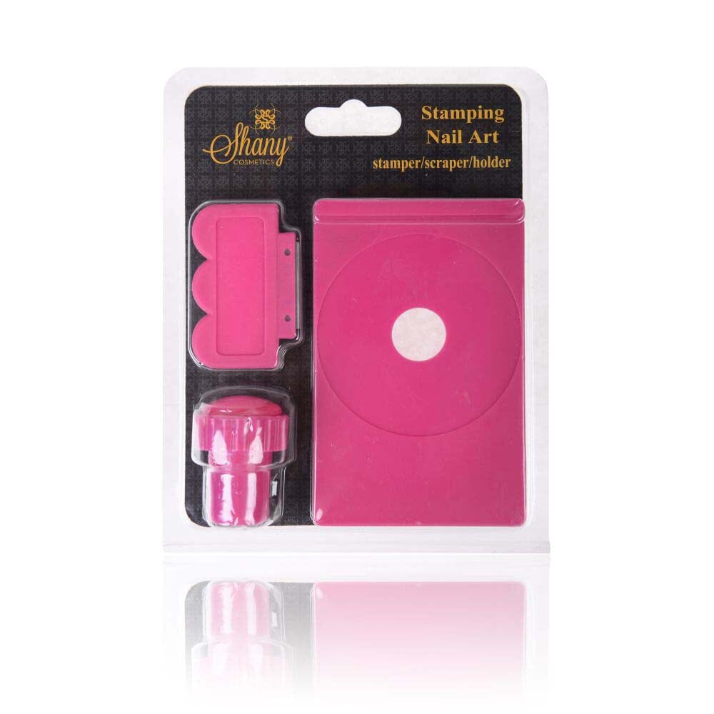 Stamping Nail Art Image Plate Holder/Scraper/Stamper - All in one set-4