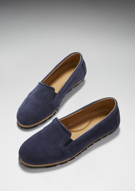 Women's Continental Espadrilles, navy blue suede-1
