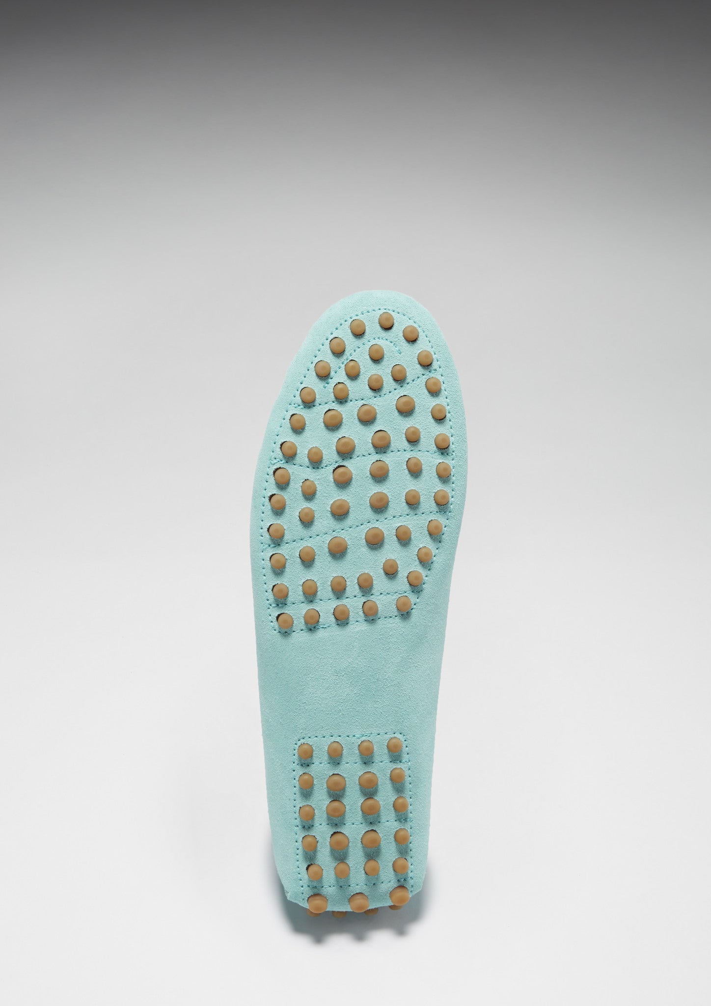 Women's Tasselled Driving Loafers, aqua suede-4