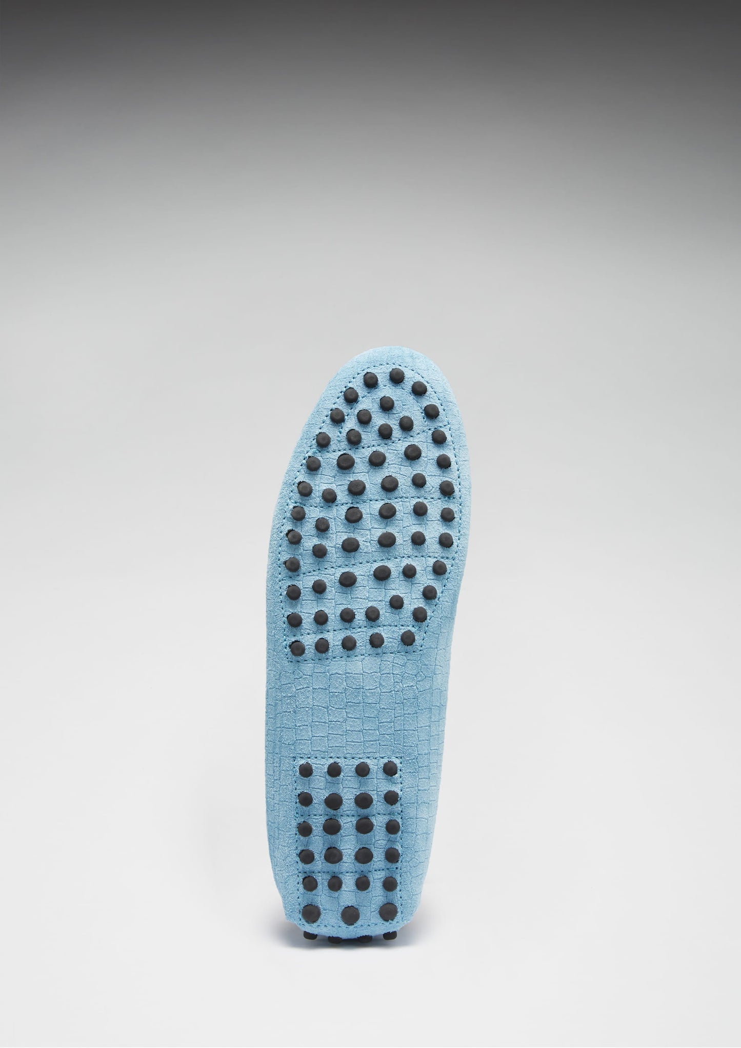 Women's Tasselled Driving Loafers, blue embossed suede-2