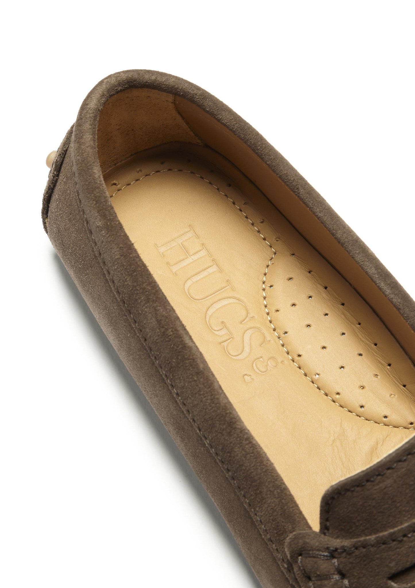 Women's Penny Driving Loafers, brown suede-3